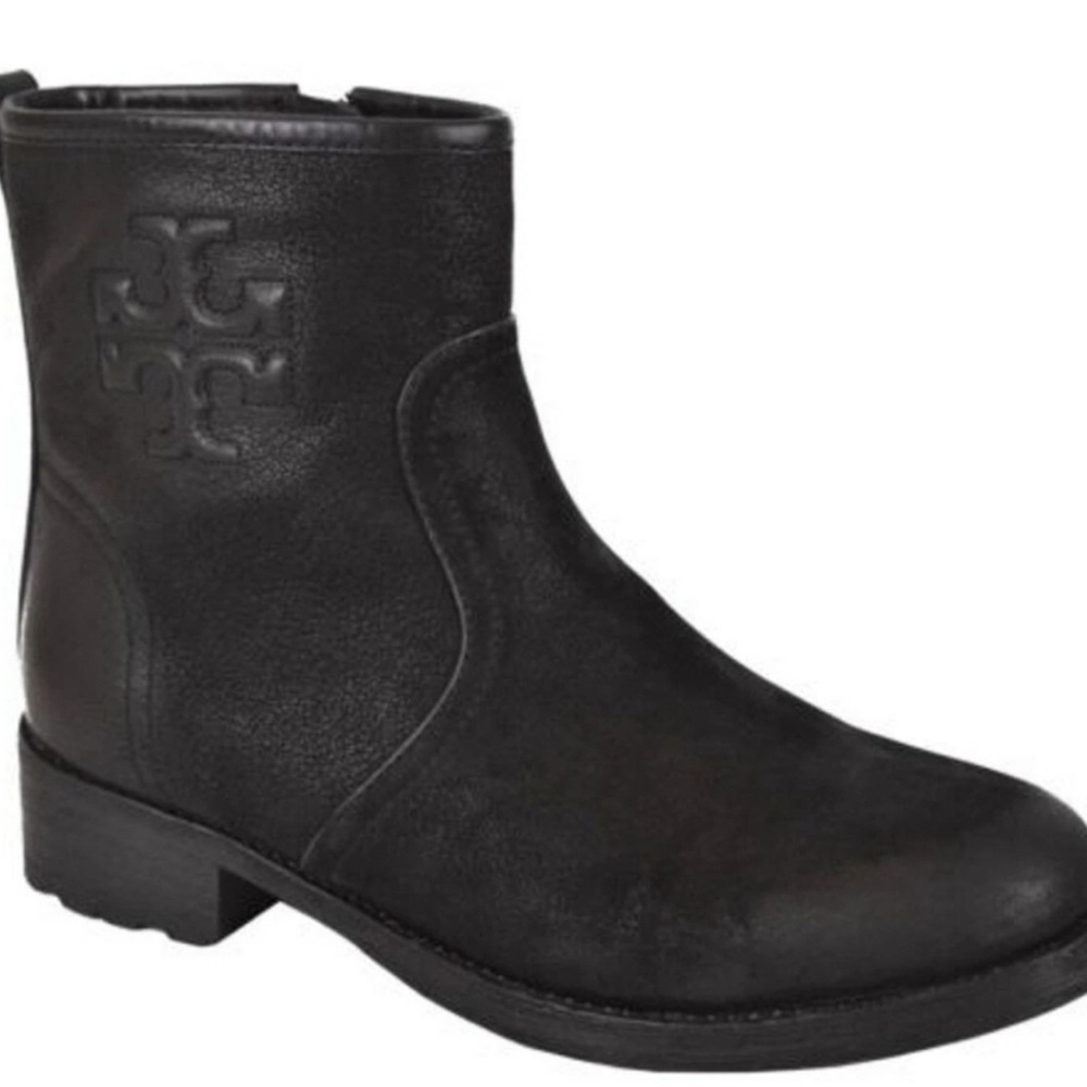 Tory Burch Black Simone Ankle Boots